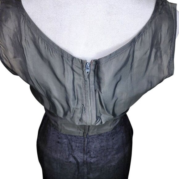 Vintage 50s De Pinna 3 Pce Suit Dress Womens S Gray Boucle - Picture 7 of 16